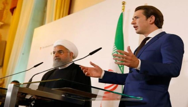 المستشار النمساوي مع رئيس إيران