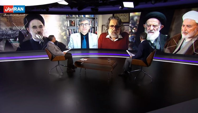 ستوديو قناة إيران إنترناشيونال التي تبث في لندن عاصمة المملكة المتحدة