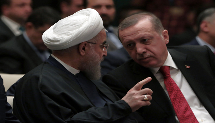 أردوغان مع نظيره الإيراني روحاني