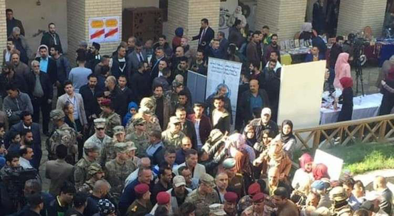  ABD askerlerinin Bağdat yürüyüşü İran’a mesajdı