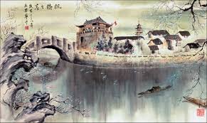 لوحة فنية صينية رائعة 