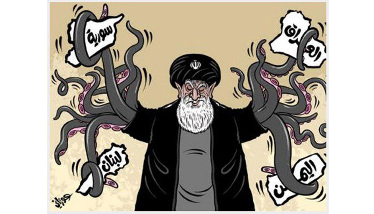 طهران تتحكم بأربعة بلدان عربية 
