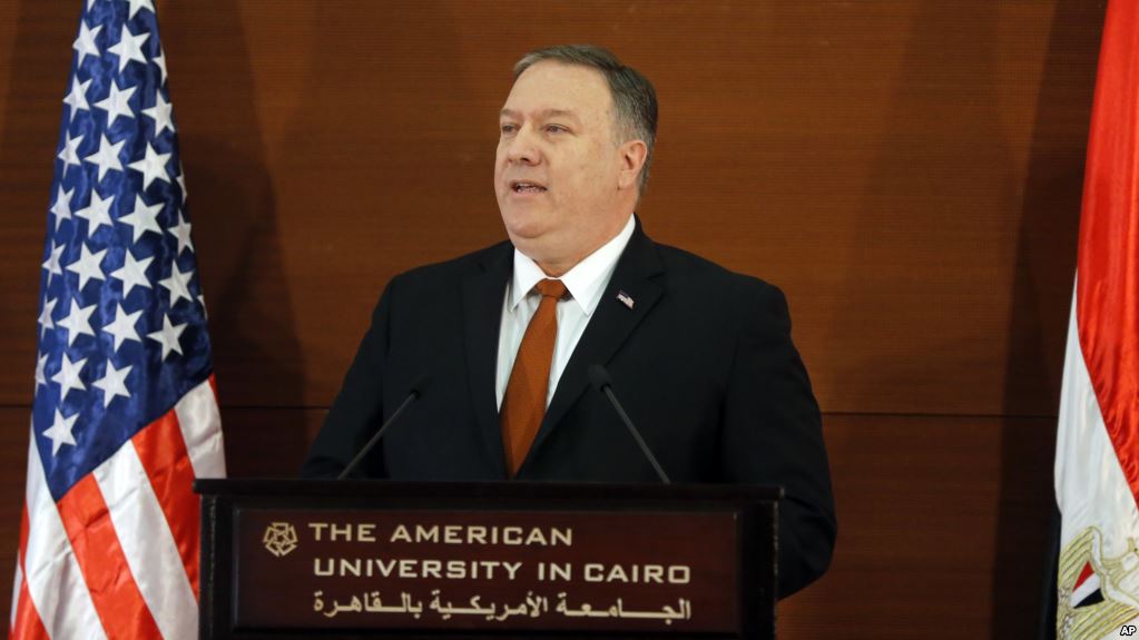 Pompeo in Egypt to discuss Syria, Iran aggression and ISIS