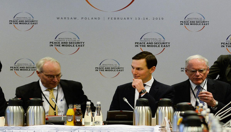 جاريد كوشنر، مستشار ترامب مشارك فعال في مؤتمر وارسو