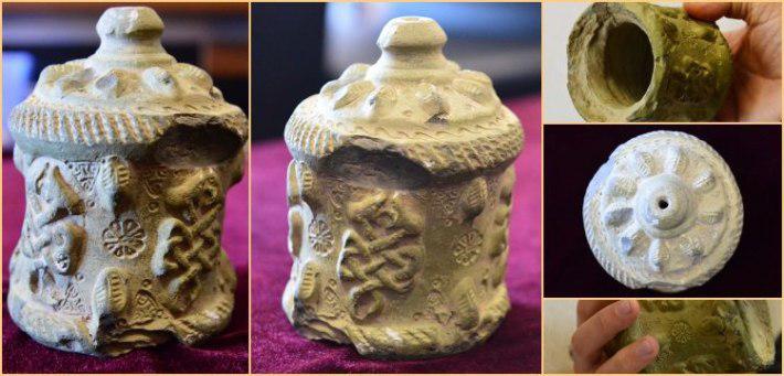 Harran'da seramikten yapılmış 900 yıllık tıpalı ilaç şişesi bulundu 