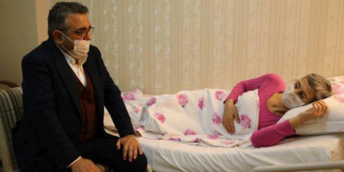 CHP'li Tanrıkulu, 112 gündür açlık grevinde olan leyla Güven’i ziyaret etti