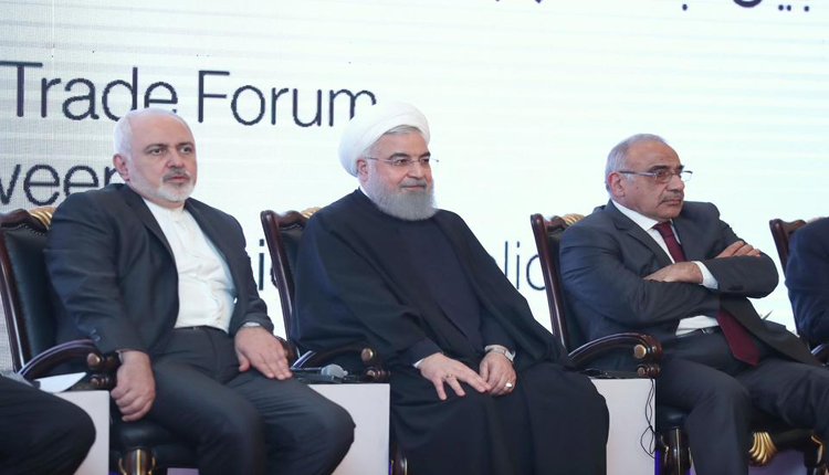 عبدالمهدي، روحاني و ظريف