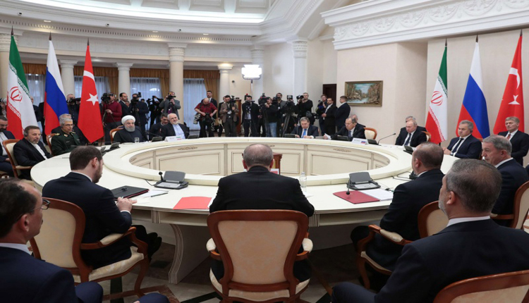 أجتماع سوتشي بين روسيا، تركيا و إيران حول سوريا