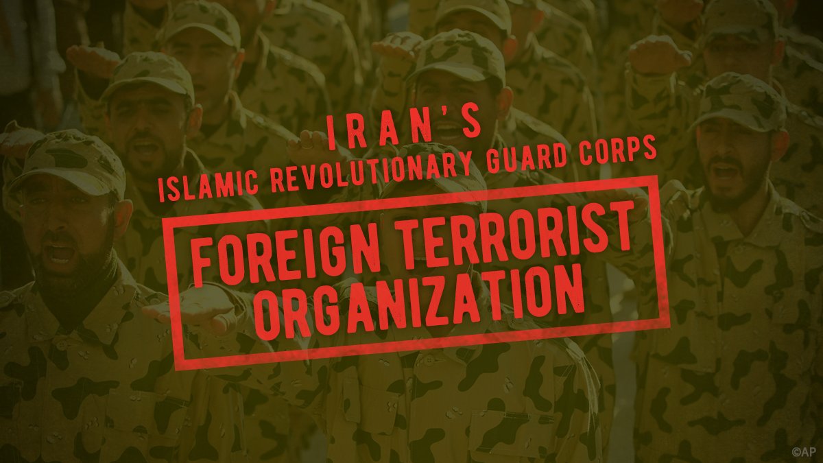 Congratulation to Iranian People: US announced IRGC as terrorist group
