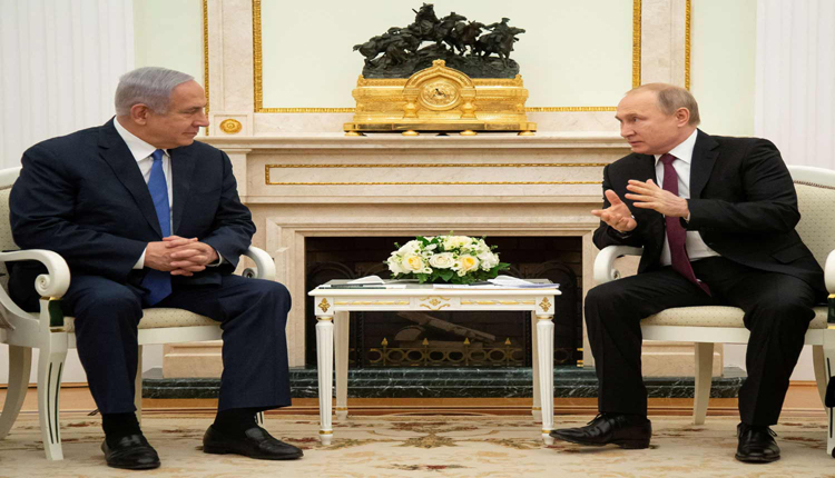 بوتين و نتنياهو في موسكو