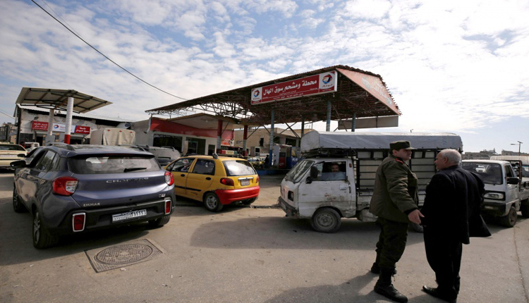 محطة وقود في سوريا