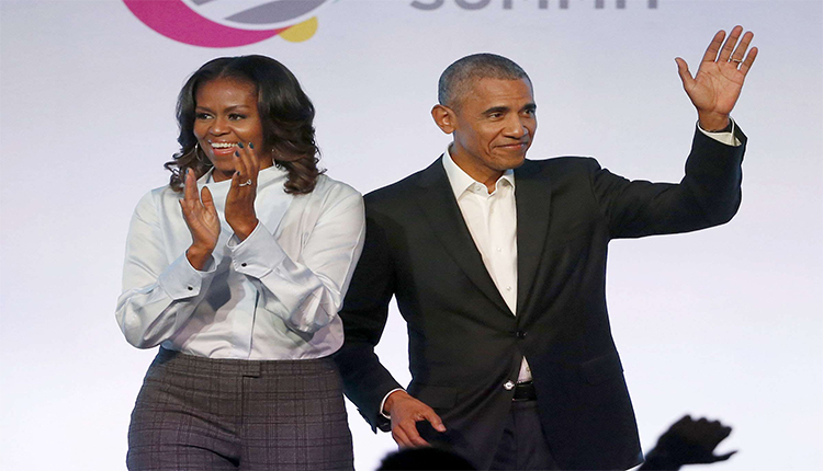 باراك أوباما و زوجتهِ ميشال