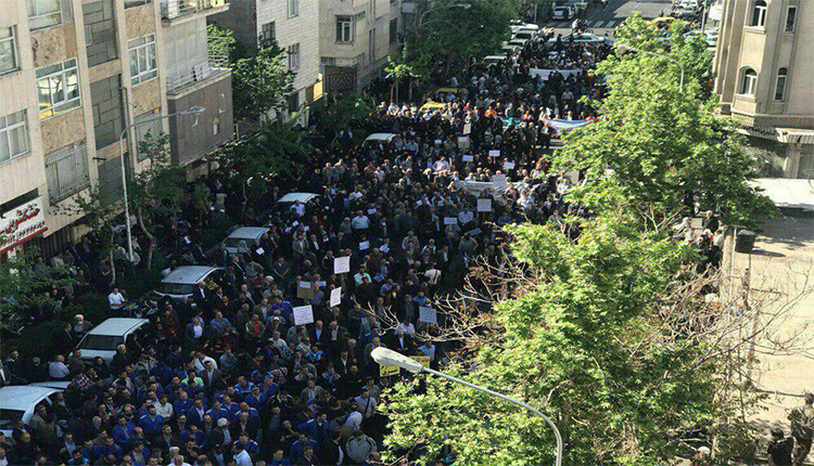 أحتجاجات عمالية في إيران