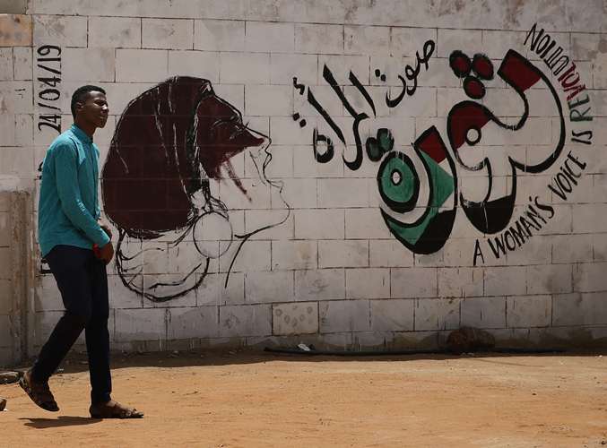 غرافيتي الثورة السودانية