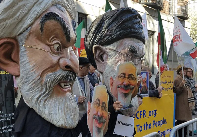 مظاهرات ضد النظام الإيراني