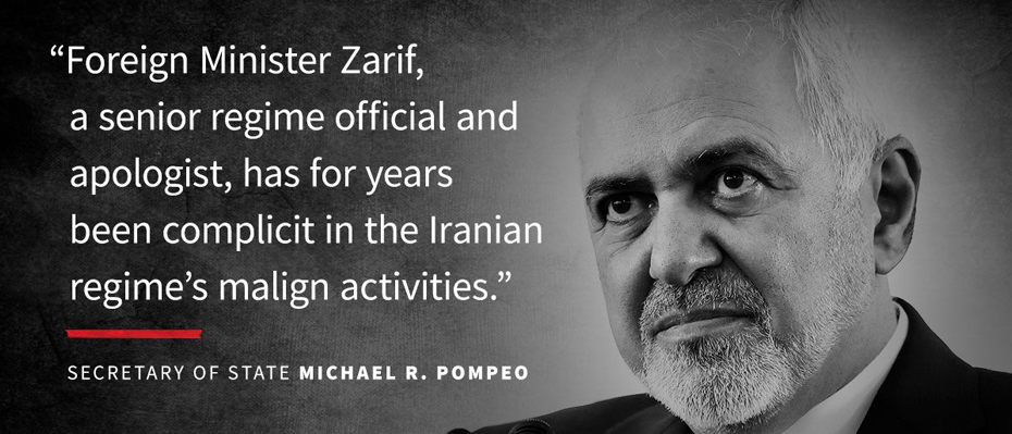Washington sanctions Iran’s foreign minister