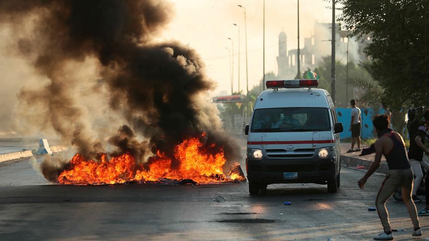 متظاهرون في العراق