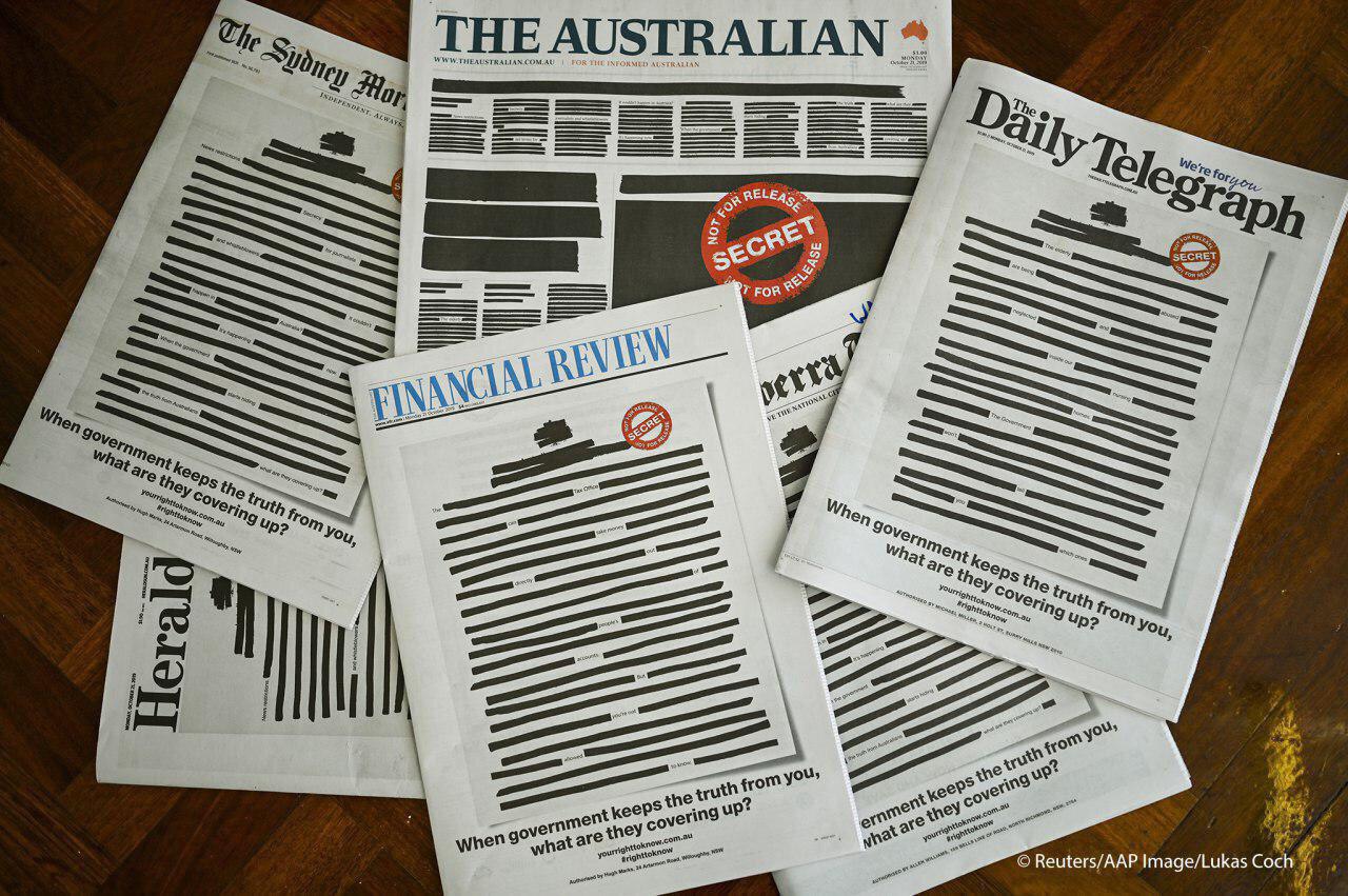 میدیاى ئوسترالیا ترسى سنوورداربوونى دیموکراسى هەیە