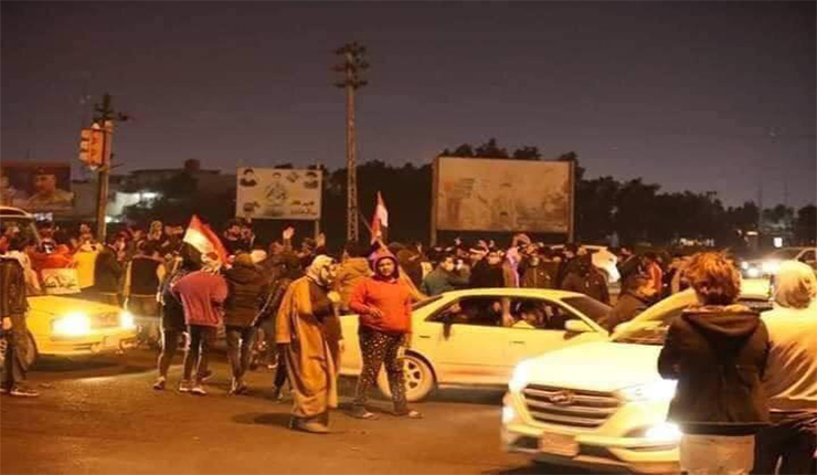 مظاهرات ليلية تجتاح مدن العراق