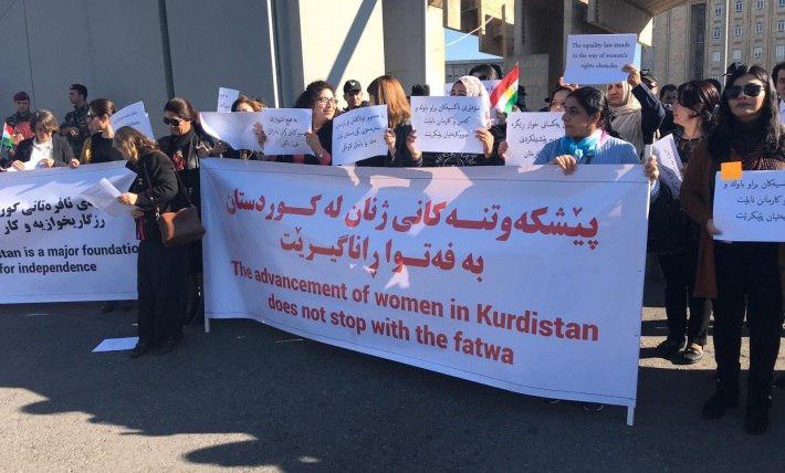 Güney Kürdistan’da, İslami Alimler’in kadınlarla ilgili fetvasına büyük tepki