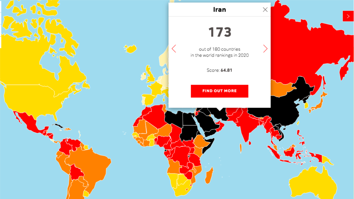 Iran worst place for journalists, says Reporters Without Borders
