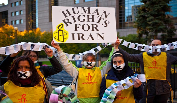 ضغط دعوات لحض أعضاء مجلس حقوق الإنسان للتحرك وإدانة النظام في طهران
