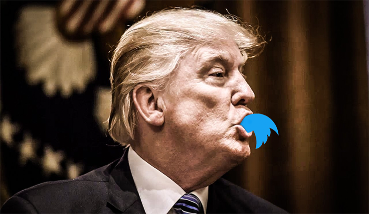 ترامب يحاول خنق معرضين لصوتهِ وأجدد حربهِ مع تويتر