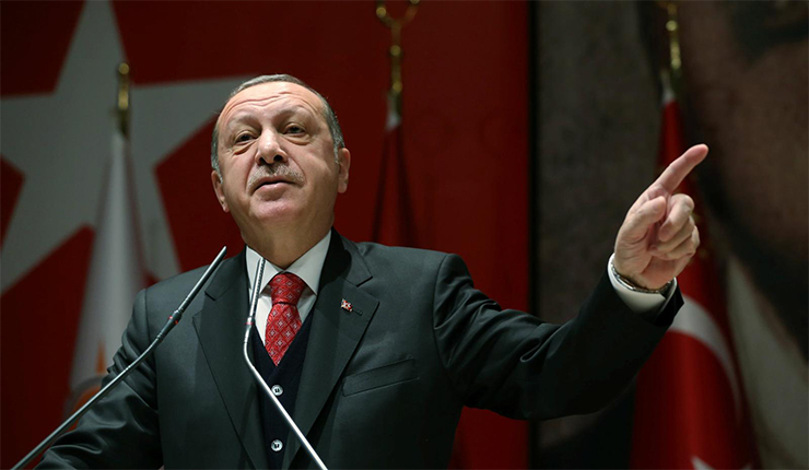 رجب طيب أردوغان، الرئيس التركي، خلق أزمات كثيرة في الشرق الأوسط