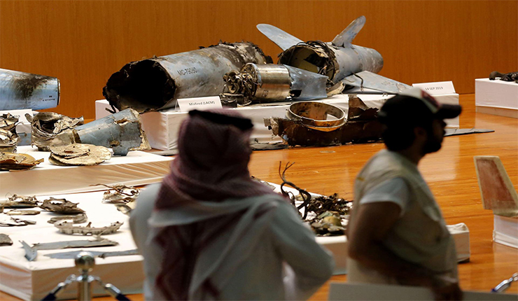 صواريخ حوثية سقطت على السعودية