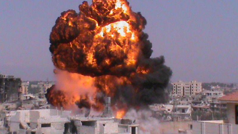 İran rejiminin Suriye’deki askeri güçlerine büyük hava saldırıları