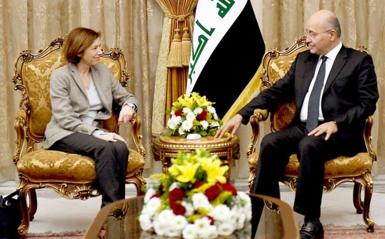 Fransa Savunma Bakanı’nı ağırlayan Salih: Türkiye Irak’ın egemenliğini ihlal ediyor