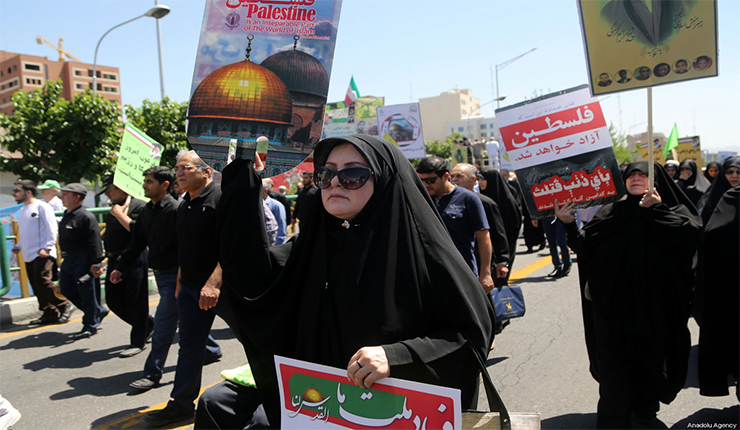 أصبح فلسطين قضية تجارية لإيران