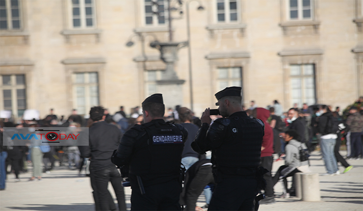 قوات مكافحة العنف ضمن شرطة الفرنسية(أرشيف)