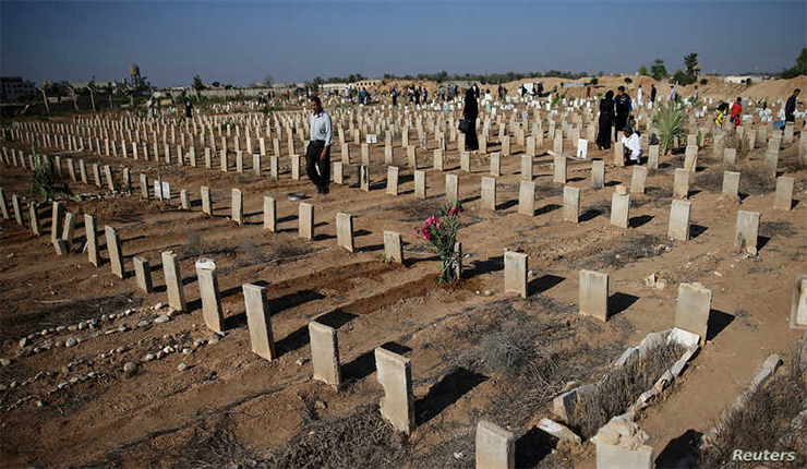 مقبرة كورونا في سوريا