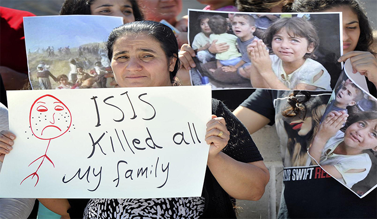 الإيزيديين هم أكثر ضحايا أرهاب داعش