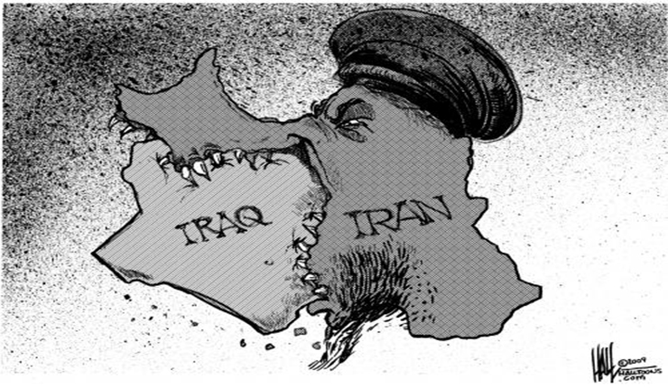 إيران دمرت العراق