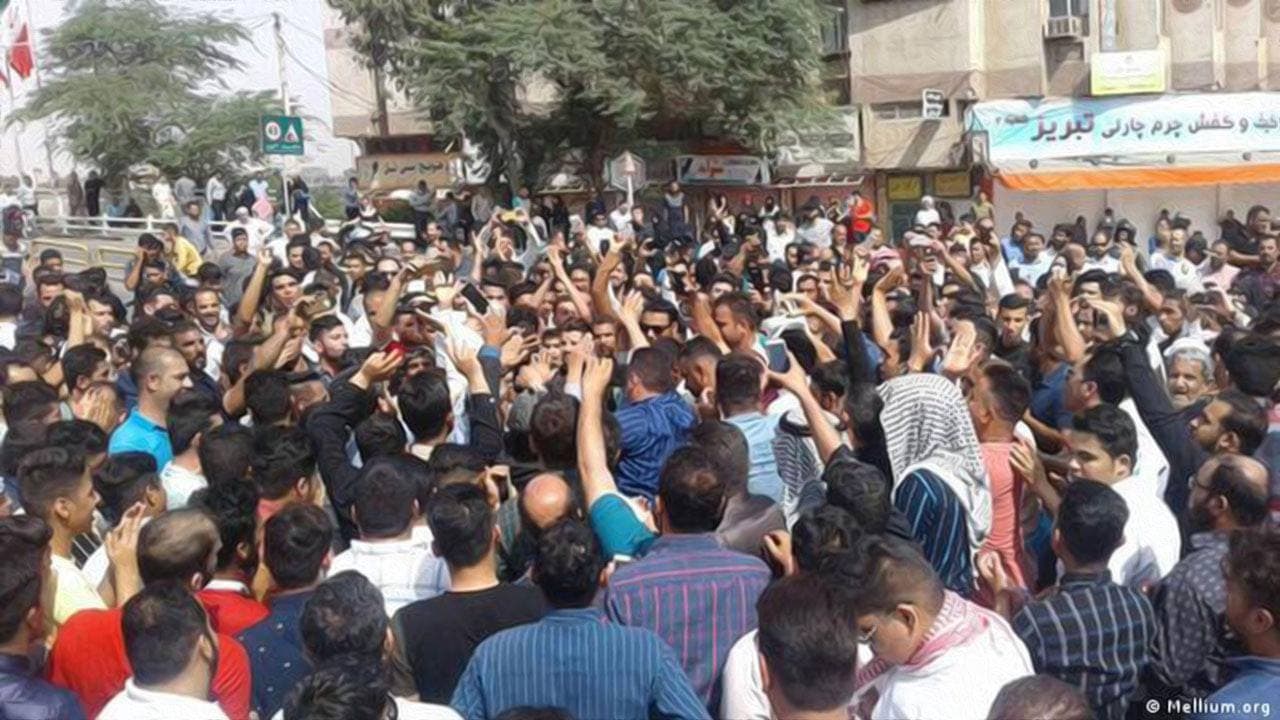 Demonstrators in Iran’s Tabriz support Khuzestan protests
