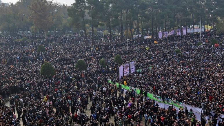 İsfahan’da su protestoları