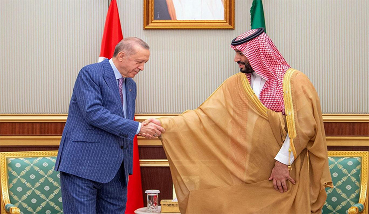 رجب طيب أردوغان و محمد بن سلمان