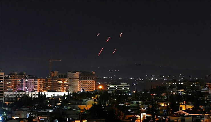 القصف الاسرائيلي