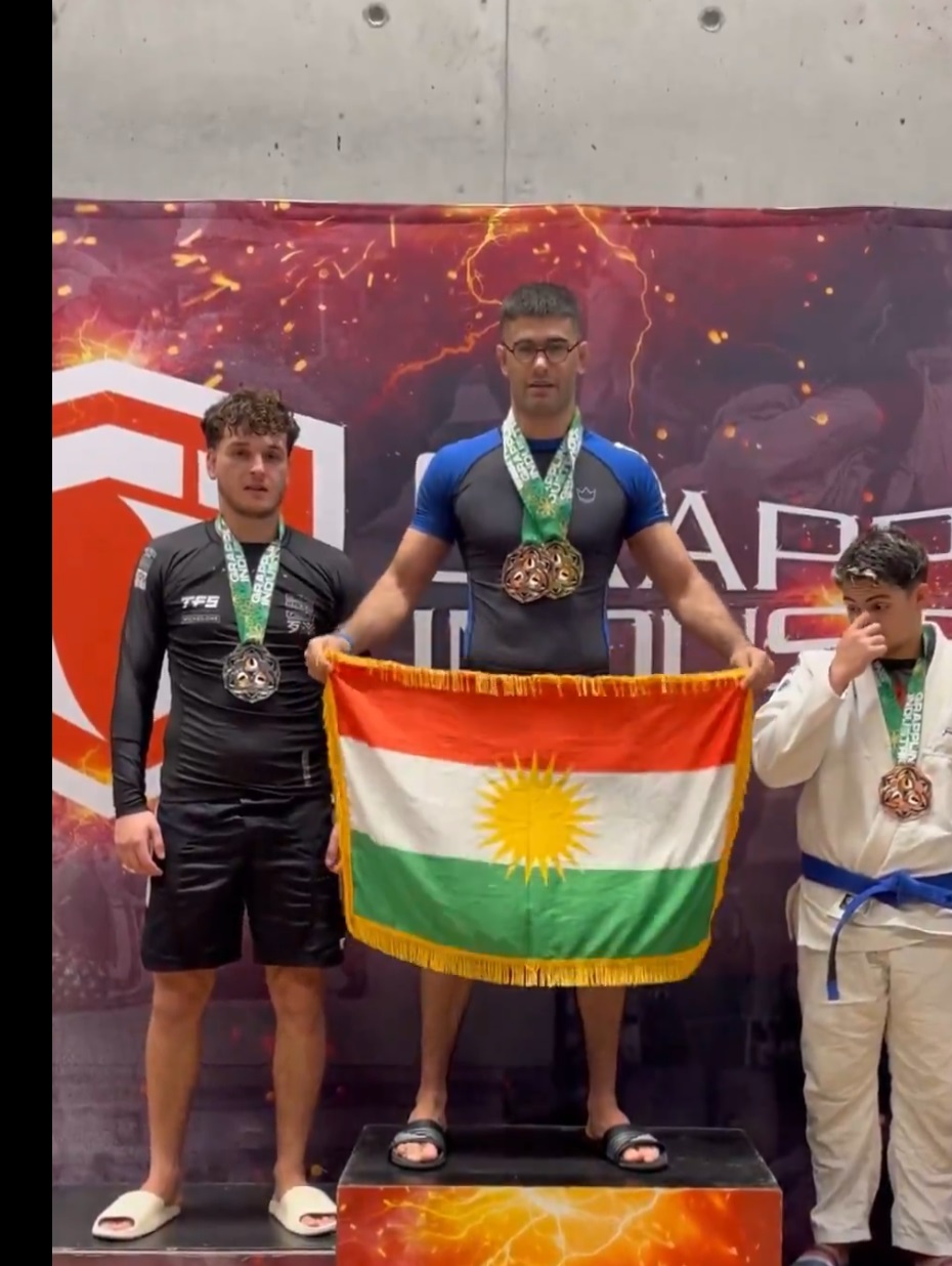 Farshad Gardkaneh won two gold and bronze medals in the Western European Championship