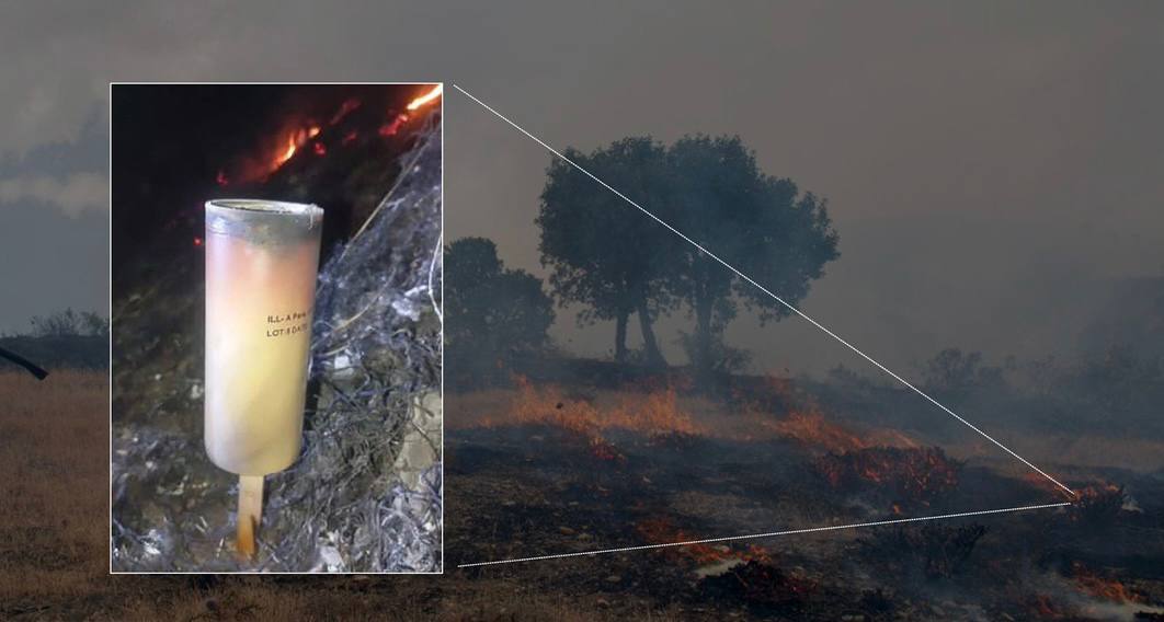 Discovery of Incendiary Materials After Forest Fires in Kurdistan