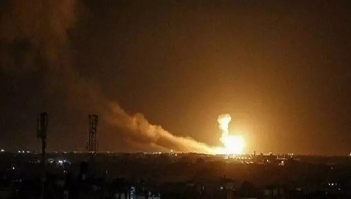 حمله پهپادی به یک انبار غلات در اربیل اقلیم کردستان