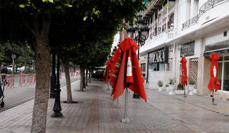 شارع الحبيب بورقيبة أشهر شوارع تونس وأكثرها حيوية تحول إلى منطقة مهجورة