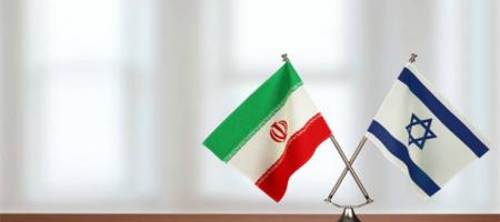 العلم الاسرائيلي والايراني