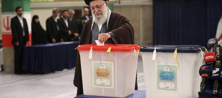 Iran’s parliamentary election end with historic low turnout
