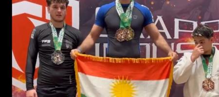 Farshad Gardkaneh won two gold and bronze medals in the Western European Championship