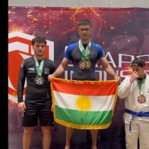 Farshad Gardkaneh won two gold and bronze medals in the Western European Championship