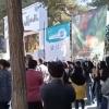 در روز پرستار، پرستاران کرمانشاه دست به اعتراض زدند