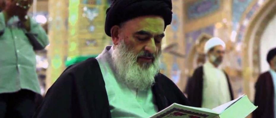 Grand Ayatollah Sadiq Hussaini Shirazi, who opposes th principle of Velayate Faqih, or the Supreme Leader in Iran.